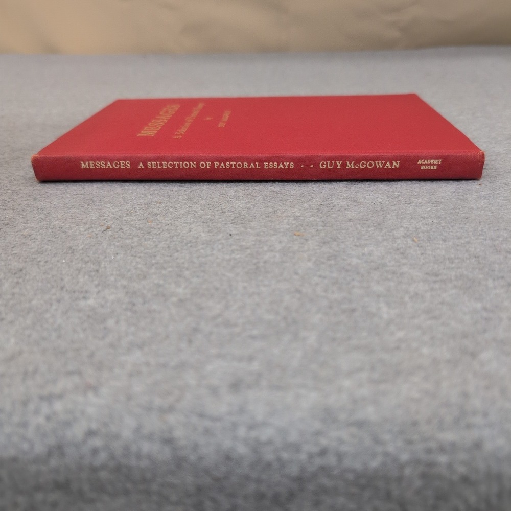 Messages A Selection of Pastoral Essays Guy McGowan Academy Books 1978 Hardcover - Picture 3 of 6